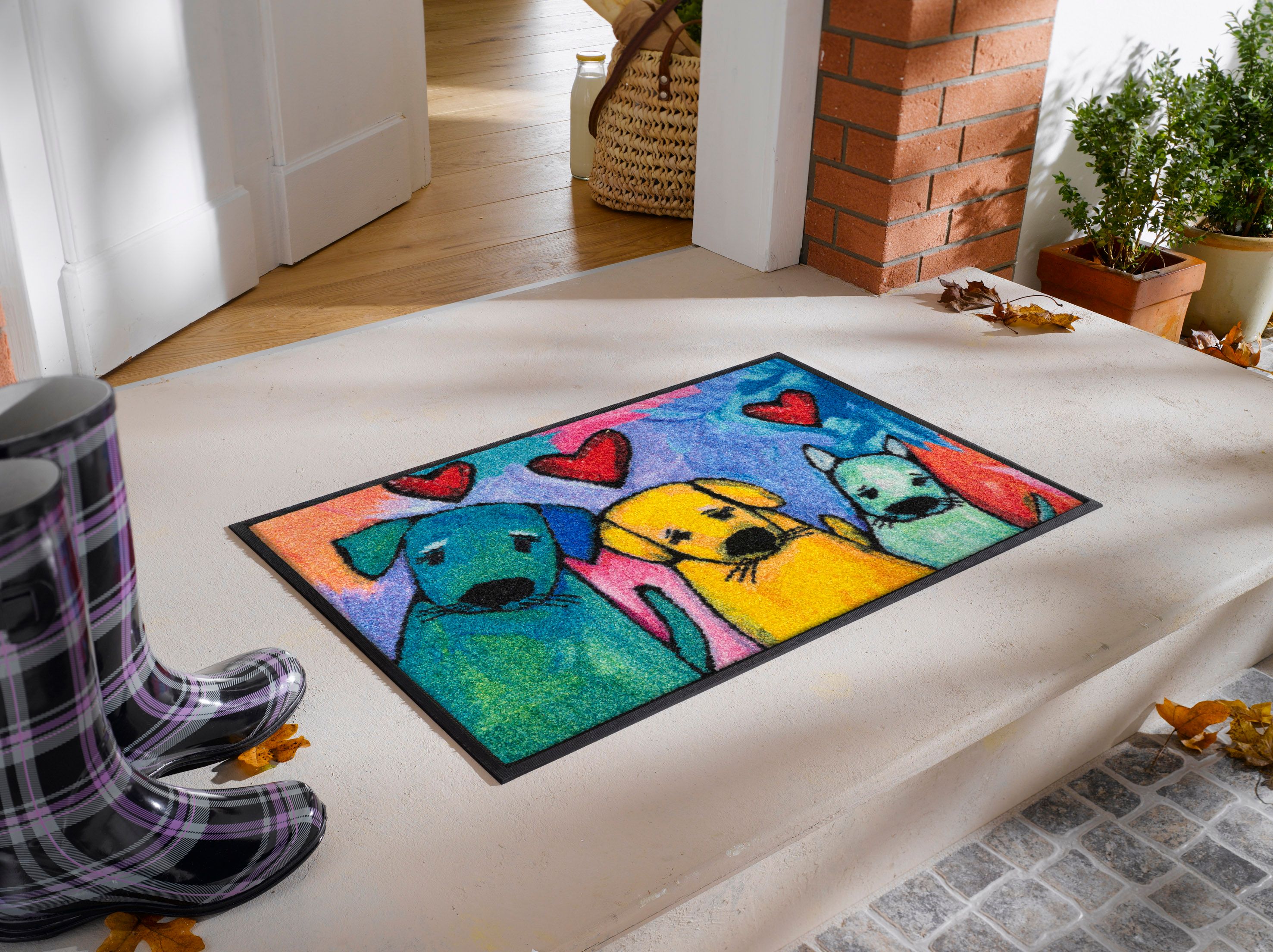 Kleen-Tex Wash+Dry Design Paillasson Lavable - Doggies