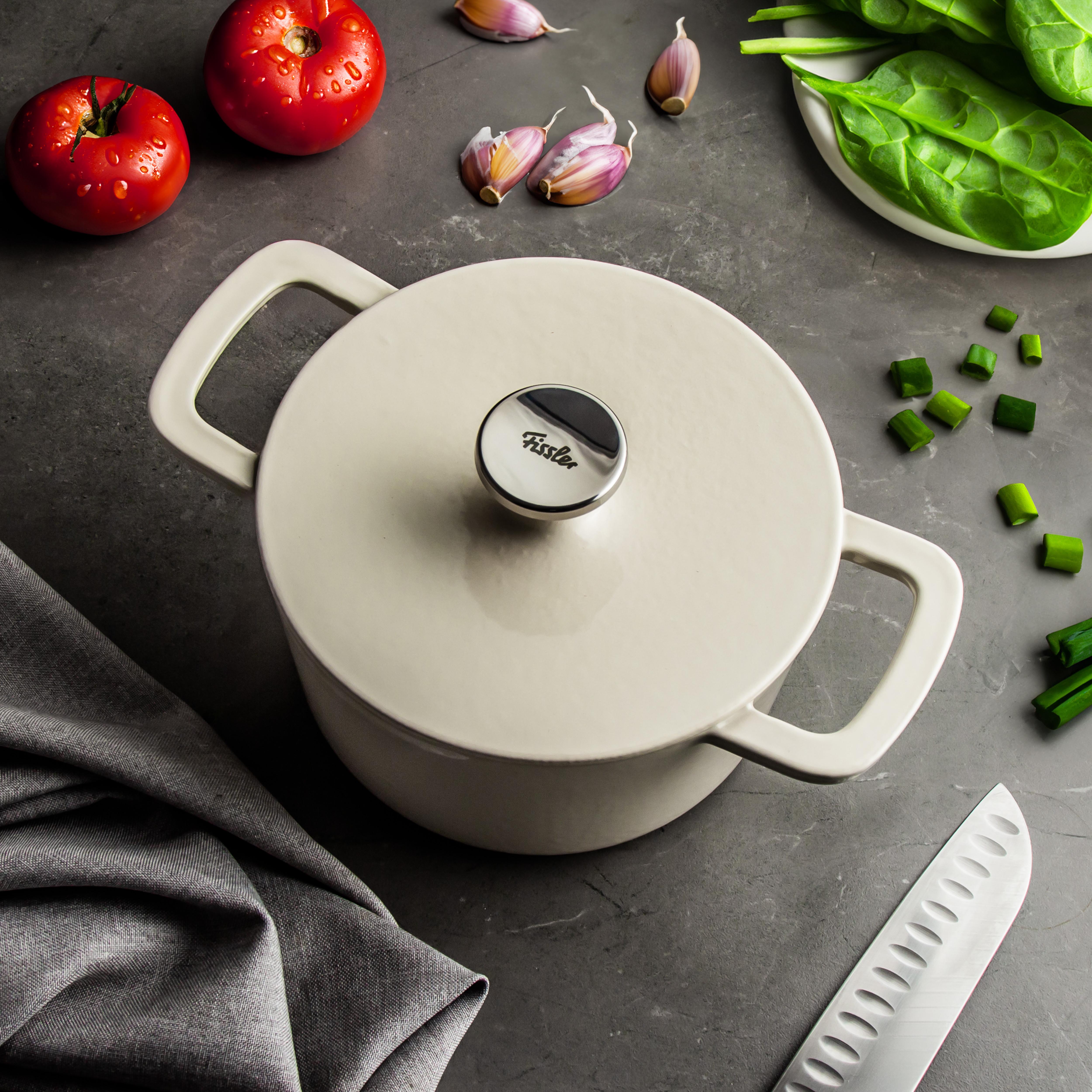 Marmite Fissler Moments - Fonte - Blanc ivoire