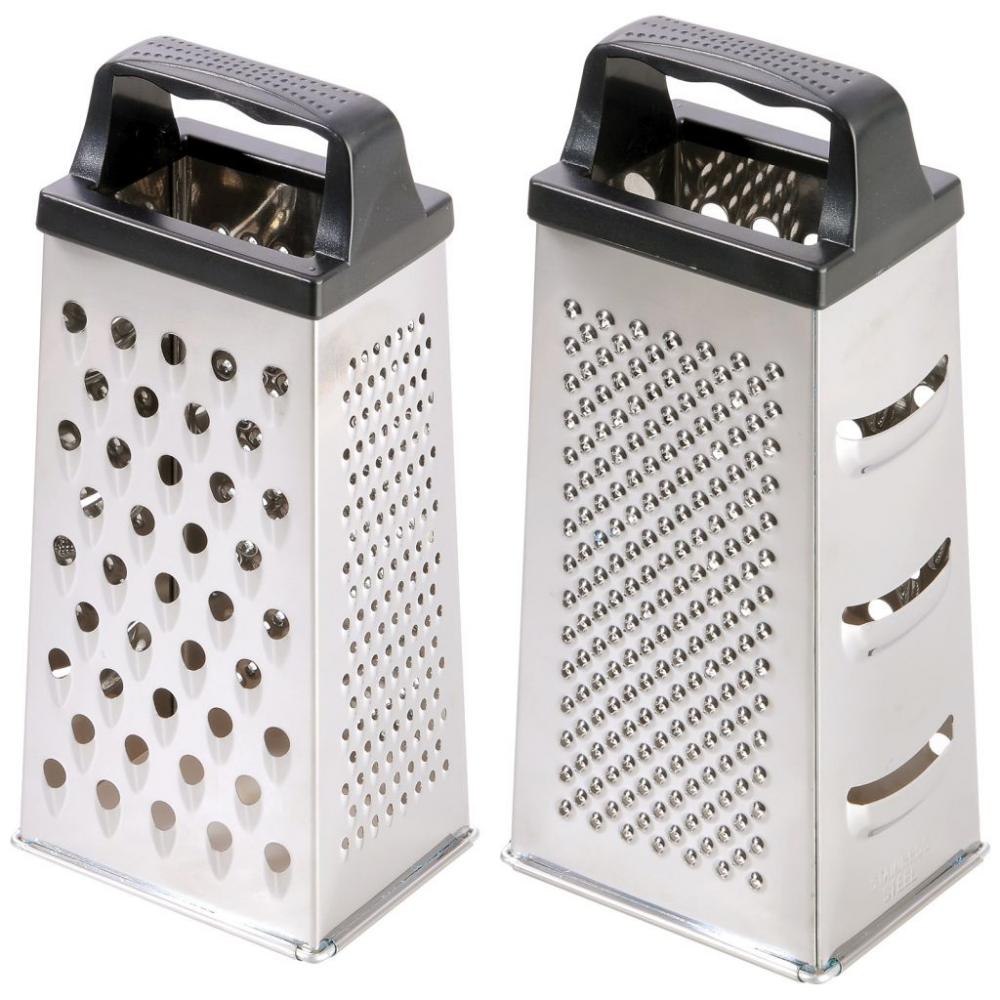 Westmark Vierzijdige Rasp met plastic handvat - Rvs