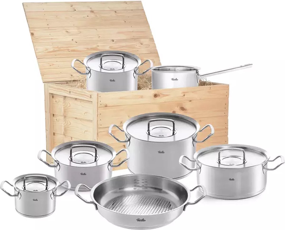 Fissler Original Profi Collection - Set de 7 pièces dans une boîte en bois