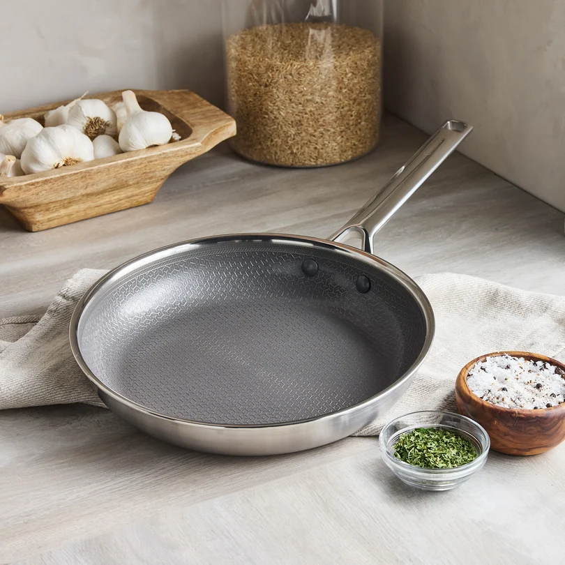 Greenpan Apex Frying Pan Thermobond Hybrid Casserole Dish - 3 layer stainless steel for perfect results - PFAS free