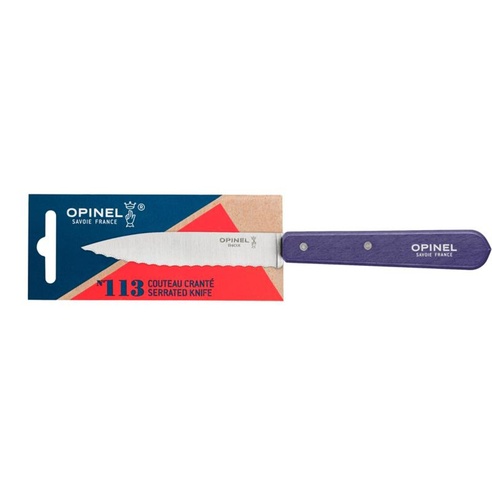 Opinel Gekarteld Schilmes N°113 - Robuust Mes met Microvertanding