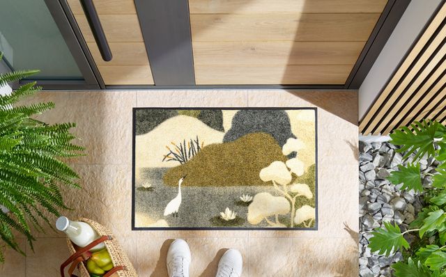 Kleen-Tex Wash+Dry Design Wasbare Deurmat - Zen Flow - 50 x 75cm