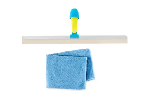 Moerman High-end Flexi Vloertrekker - 50cm - Draaidop - Witte Soft Rubber & Doekje