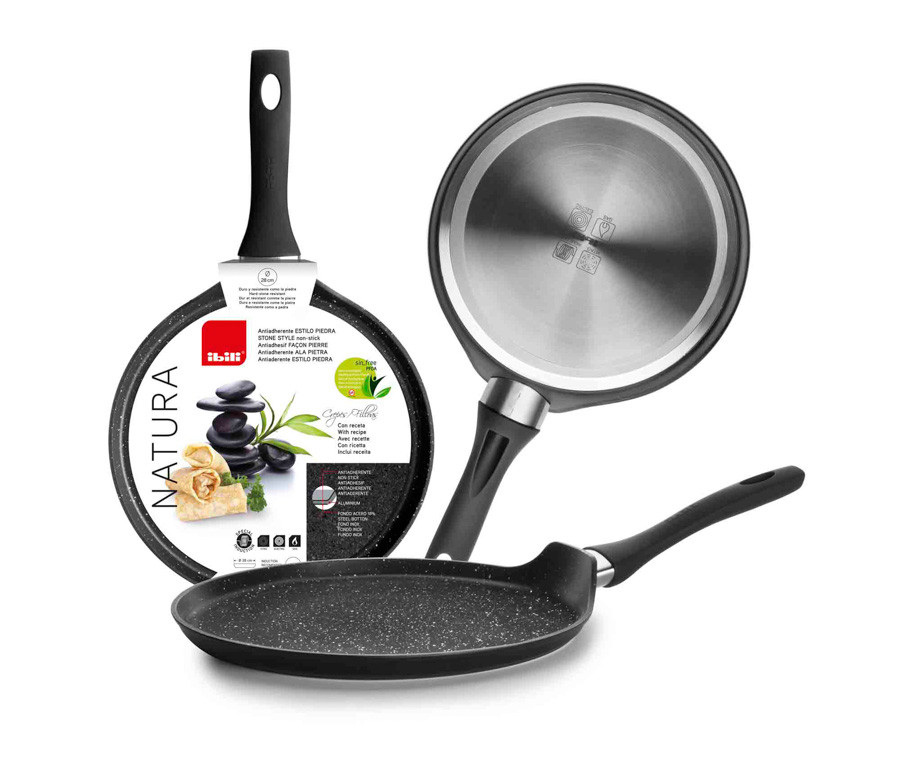 Ibili Natura Crêpe- en Pannenkoekenpan