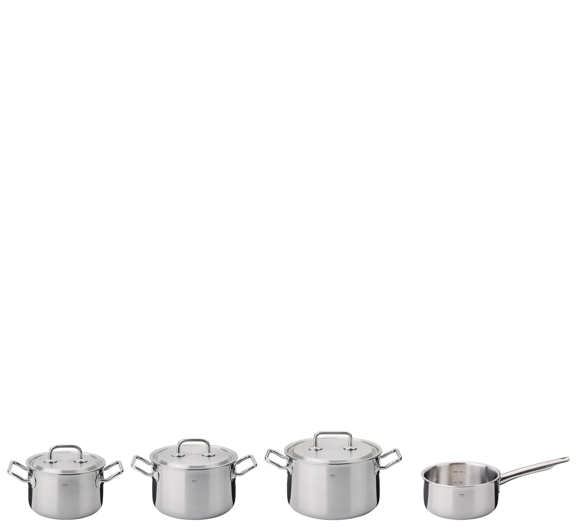 Spring Brigade Premium Pannenset 4-delig met Steelpan - RVS