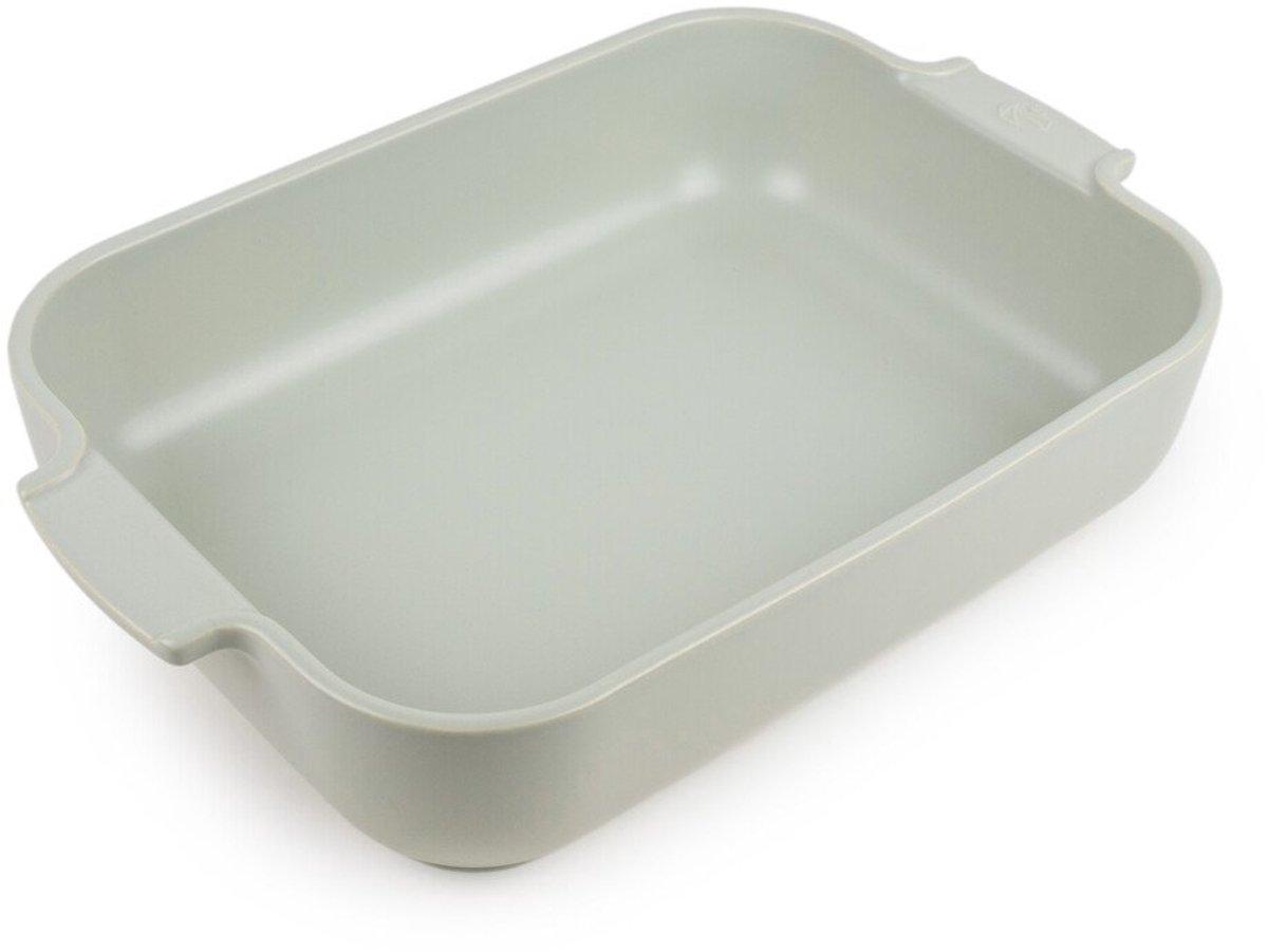 Peugeot Appolia Rechthoekige Keramische Ovenschaal - Saliegroen - 36cm