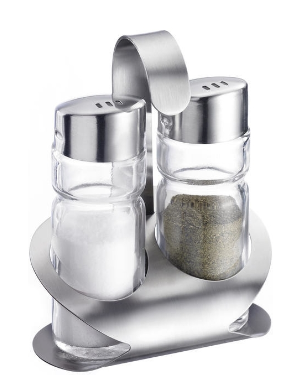 Westmark Peper- & Zoutstel - Rvs - Glas