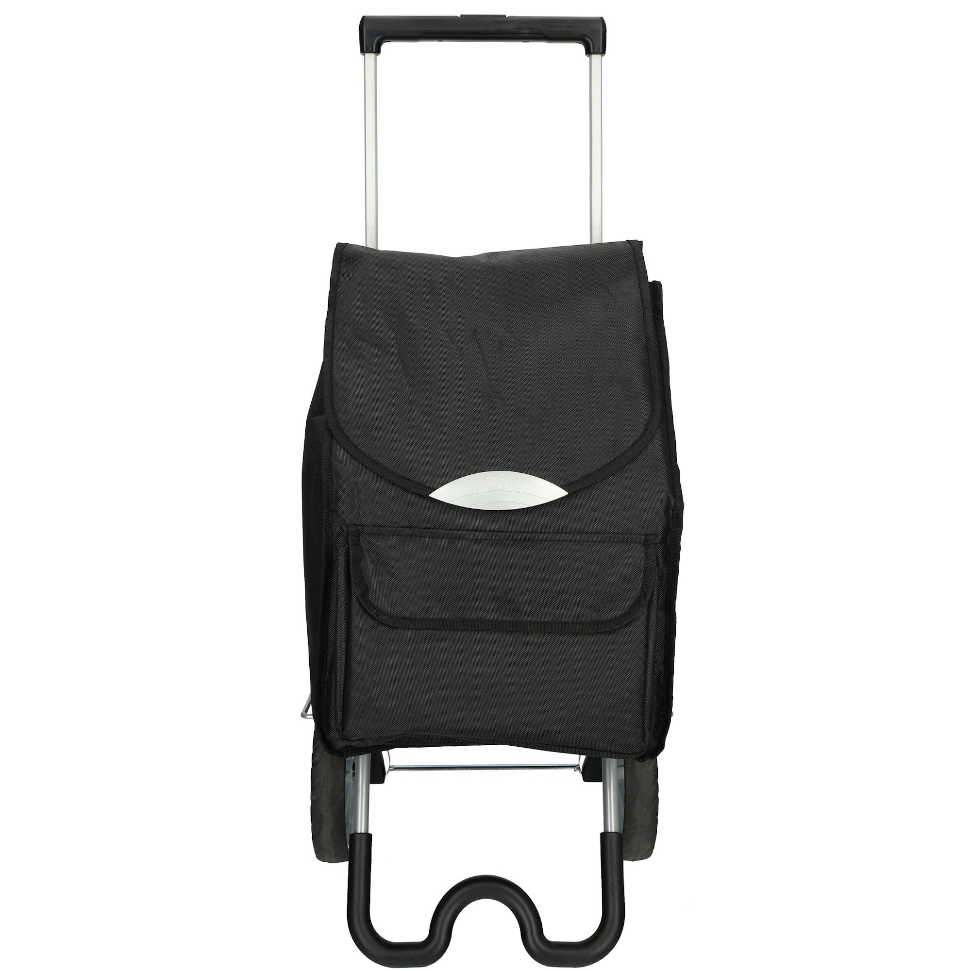 Secc Shopping Trolley with Retractable Handle – 2 Wheels