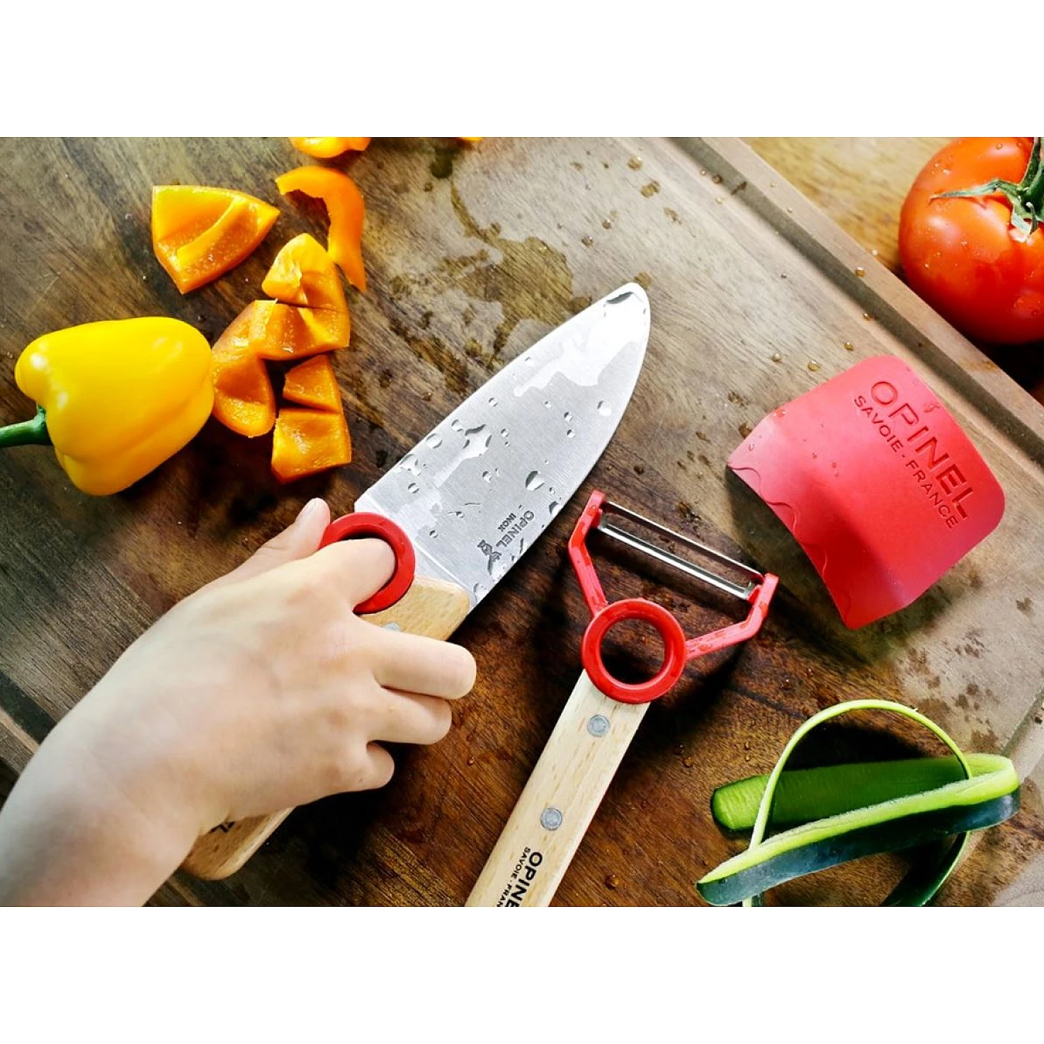 Opinel Children’s Chef’s Knife Le Petit Chef – 2-piece set