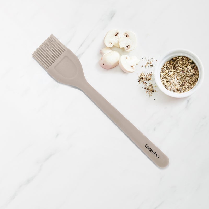 GreenPan Platinum Bedruipkwast - Marinadekwast - PFAS vrij - Taupe