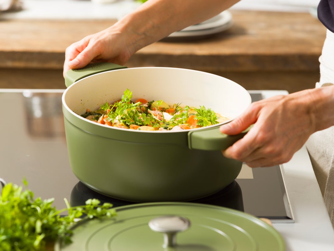 Dagelijkse Kost Jeroen Meus Proline Casserole - Cooking Pot - Ø 26cm - Matcha Green