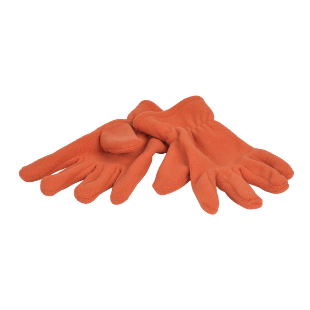 P&T Handschoenen Dames - Micro Fleece - Donker Oranje