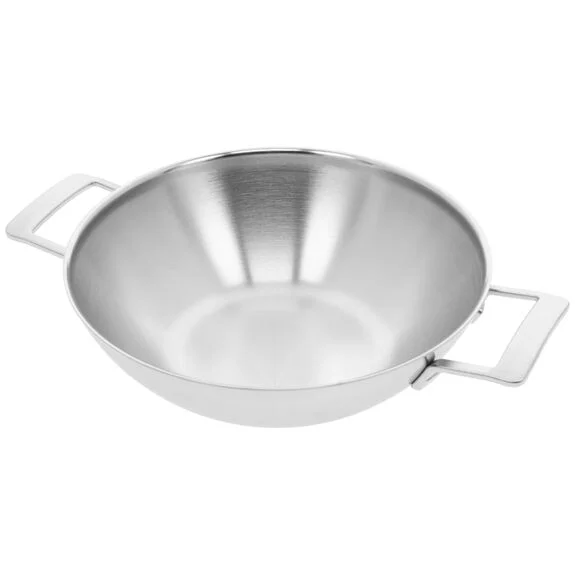 Demeyere Industry 5 Wok met 2 Handvaten - Ø 30cm + Gratis Glazen Deksel