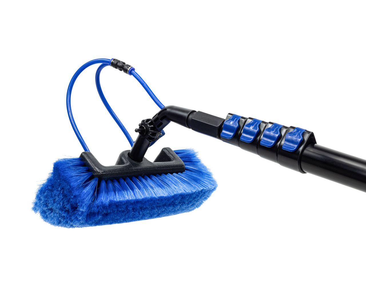 D&L Vijfzijdige Was Borstel Waterdoorlatend - 28cm - Blauw