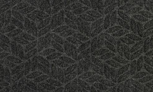Kleen-Tex Dune Deurmat voor binnen en buiten - Leaves dark grey