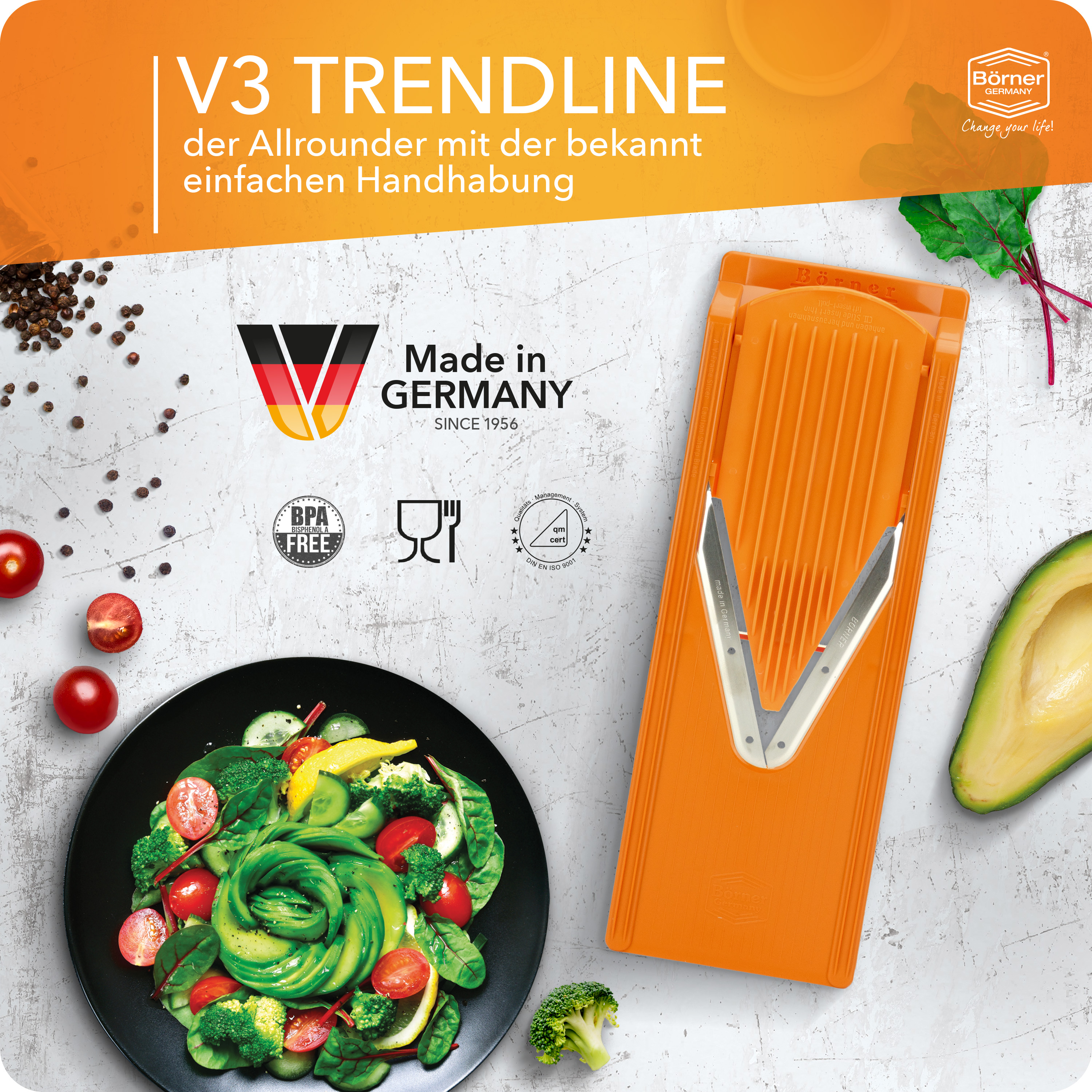 Börner Mandoline V3 Trendline - Starter Set