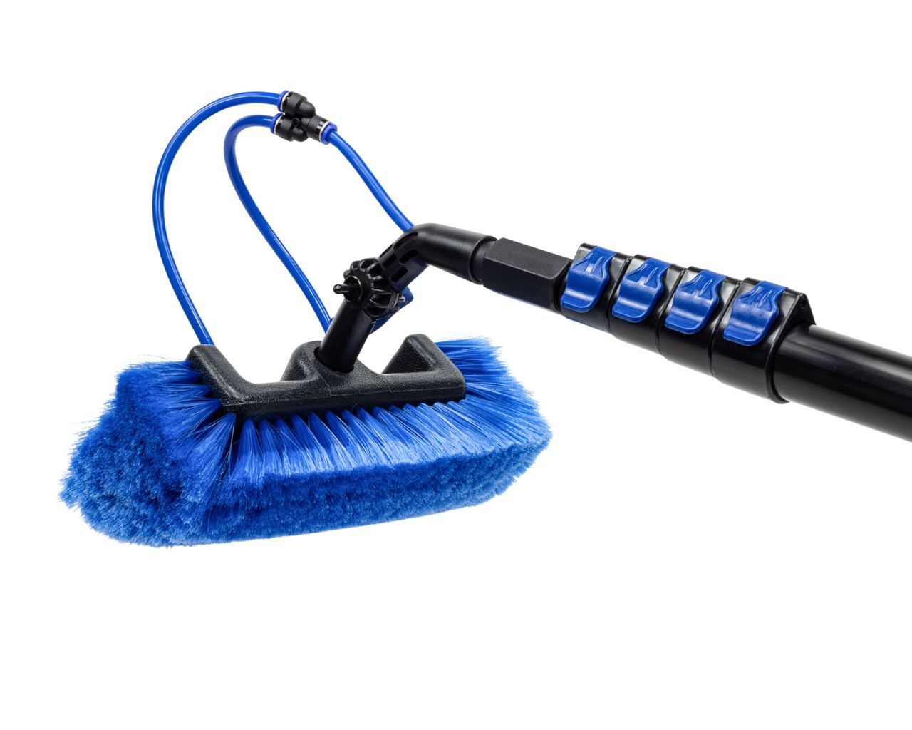 D&L Vijfzijdige Was Borstel Waterdoorlatend - 28cm - Blauw