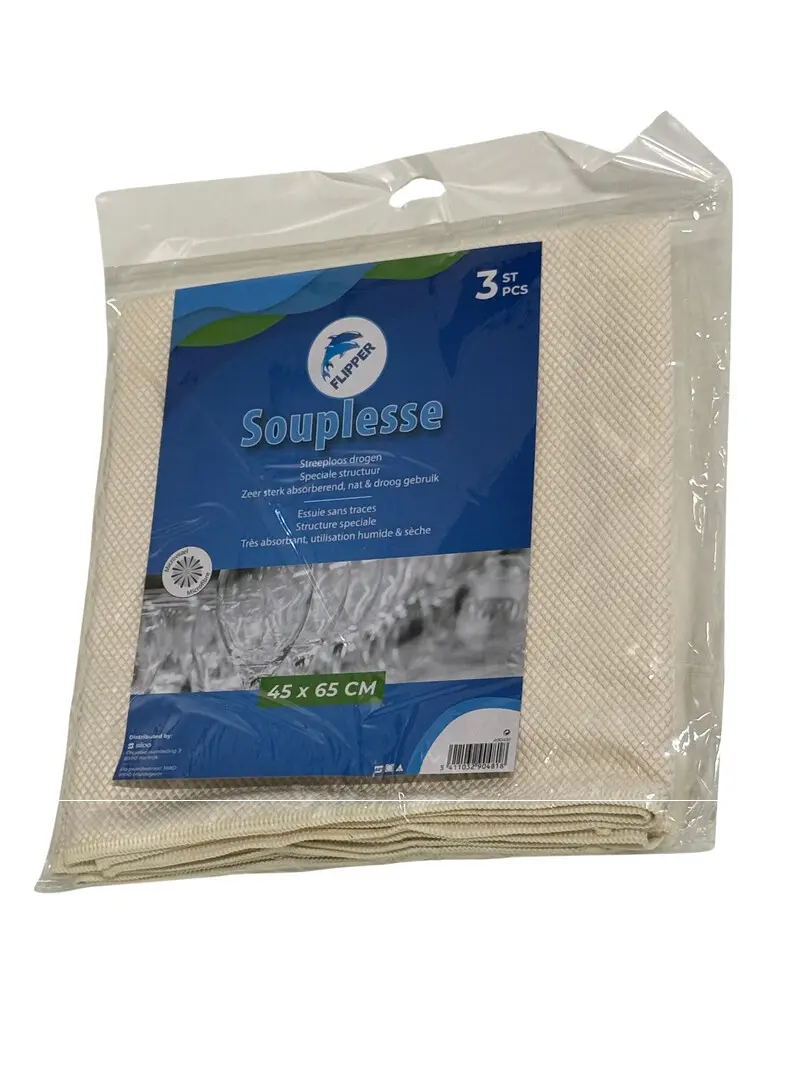 Flipper Souplesse Microvezeldoeken - 45x65 cm - 3 Stuks