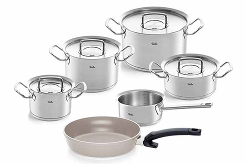 Fissler Original Profi Collection 5-delig + Ceratal Comfort Braadpan Ø 24cm