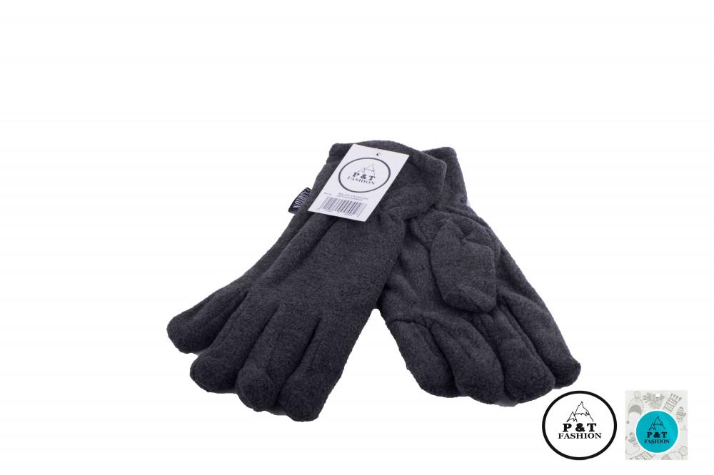 P&T Handschoenen Kinderen - Fleece + Thinsulate - Grijs