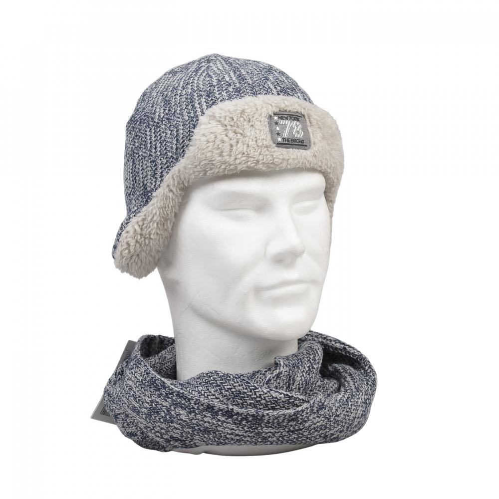 P&T Muts Kinderen New York 78 - Blauw/Grijs