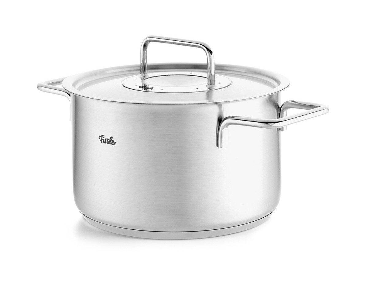 Fissler Original-Profi Collection 5-ply Wok met RVS Deksel, 32cm - LUX Pannen