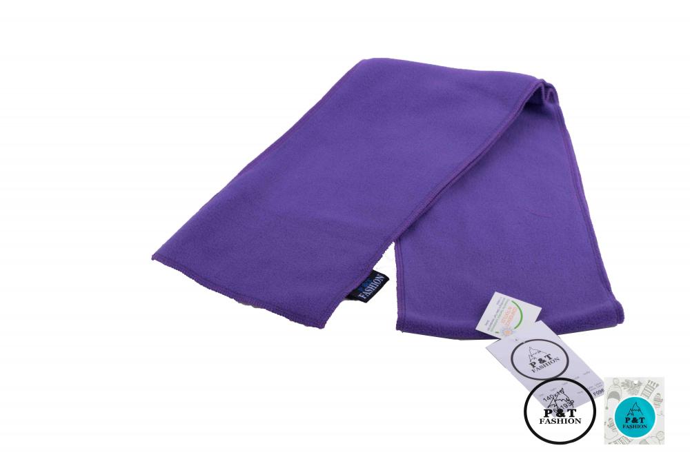 P&T Kinder Sjaal - Micro Fleece - Fel Paars - 140 x 16 cm