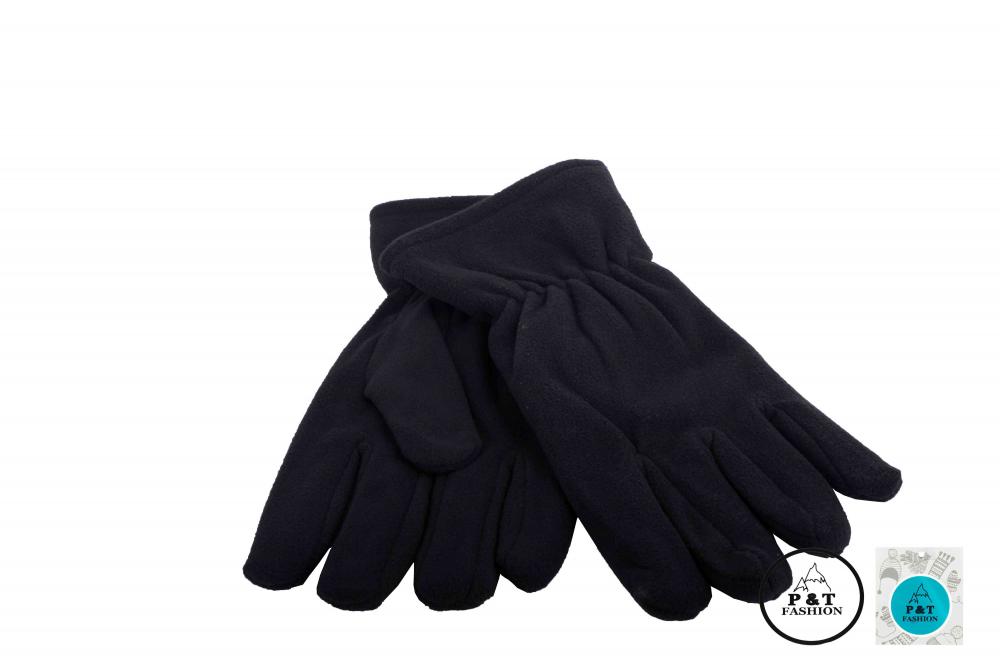 Gants pour femme P&T - Polaire + Thinsulate - Noir