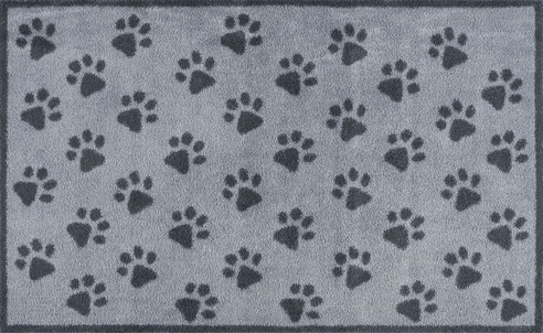 Kleen-Tex Turtle Wasbare Deurmat - Paws Grey