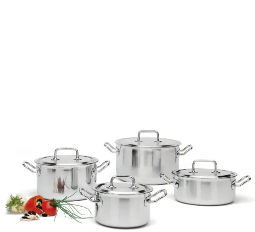 Spring Brigade Premium 4-piece Cookware Set – Stainless Steel