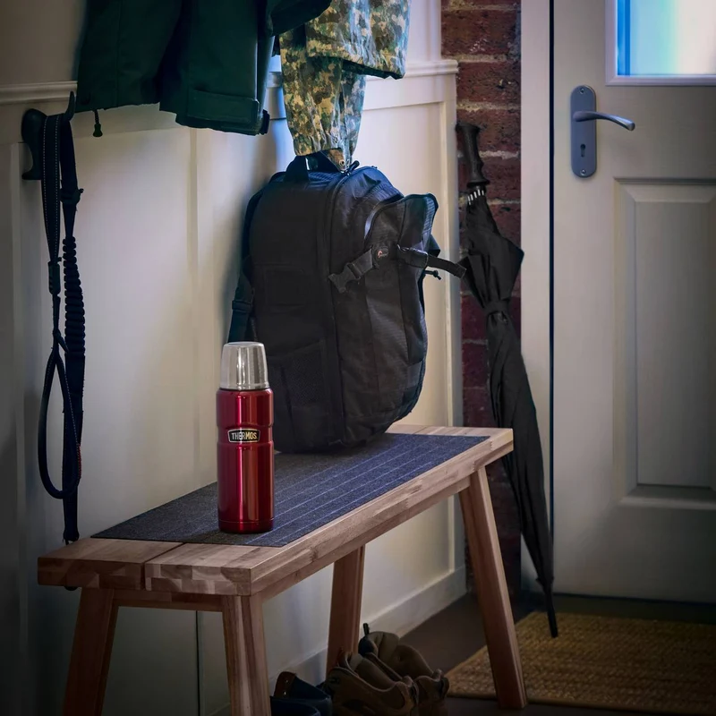 Thermos Stainless King Insulated Bottle – 470ml – Raspberry Polished