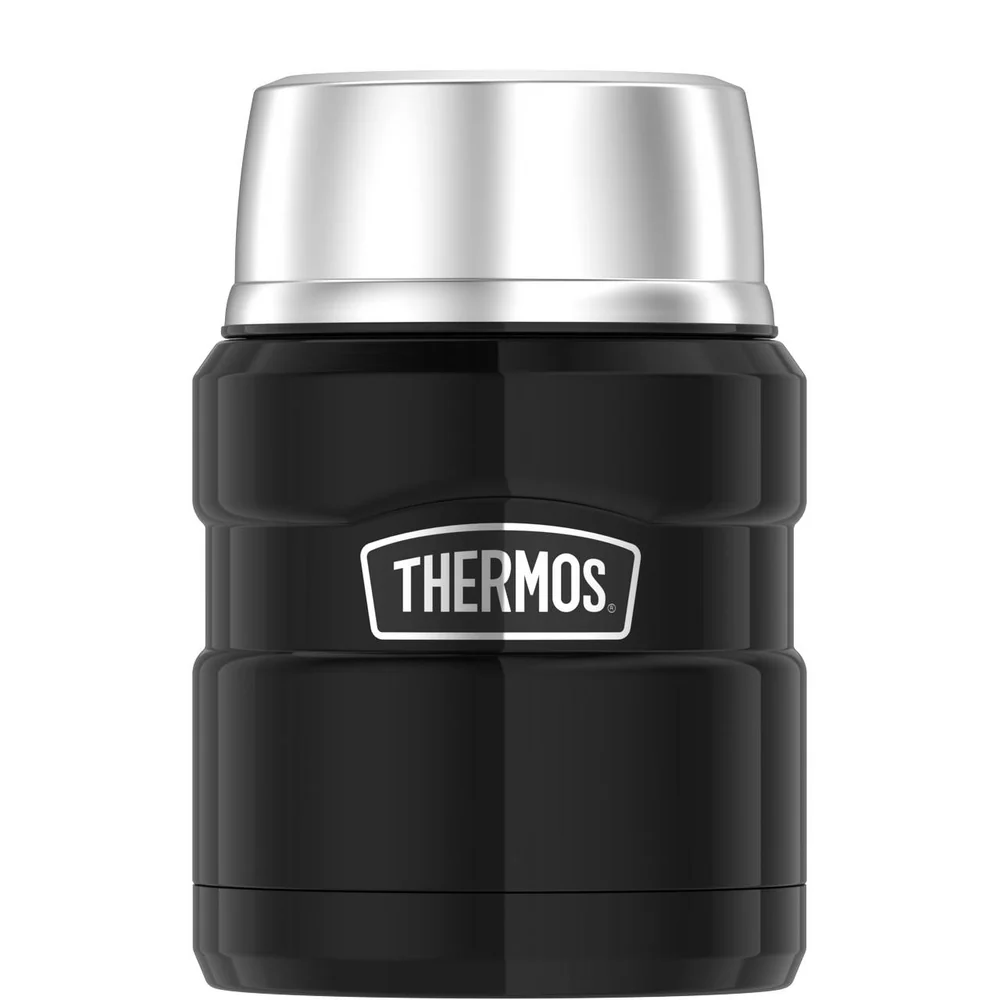 Thermos Stainless King Voedseldrager - Charcoal Black Polished