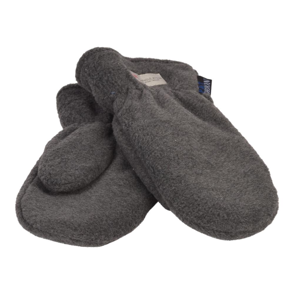P&T Wanten Fleece - DonkerGrijs - 12-14j