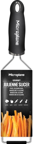 Microplane Professionele dunschiller XL, breed en scherp lemmet van roestvrij staal voor het schillen van groenten en fruit, ergonomische handgreep, Y-vormige dunschiller Microplane Professionele dunschiller XL, breed en scherp lemmet van roestvrij staal voor het schillen van groenten en fruit, ergonomische handgreep, Y-vormige dunschiller