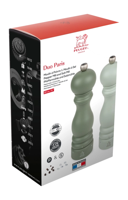 Peugeot Paris u'Select Peper- en Zoutmolen Set - Varengroen & Saliegroen - 20cm