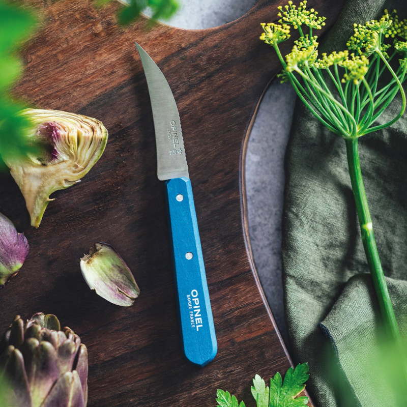 Opinel Couteau à légumes N°114 - Couteau à éplucher les oiseaux