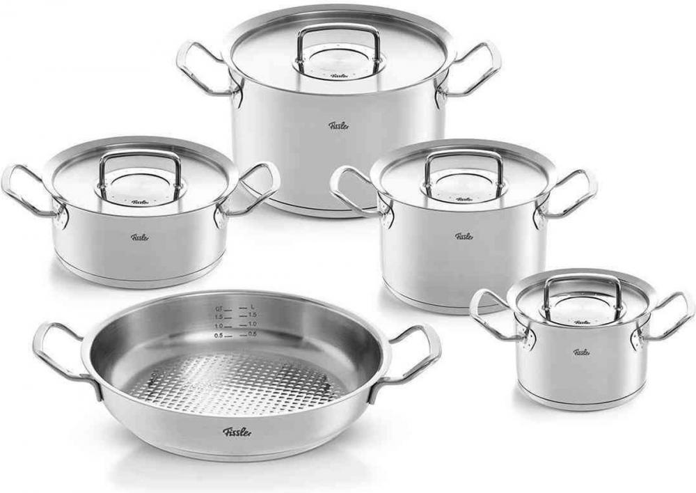 Fissler Original Profi Collection 5-delige Set met Serveerpan - Ø 28cm