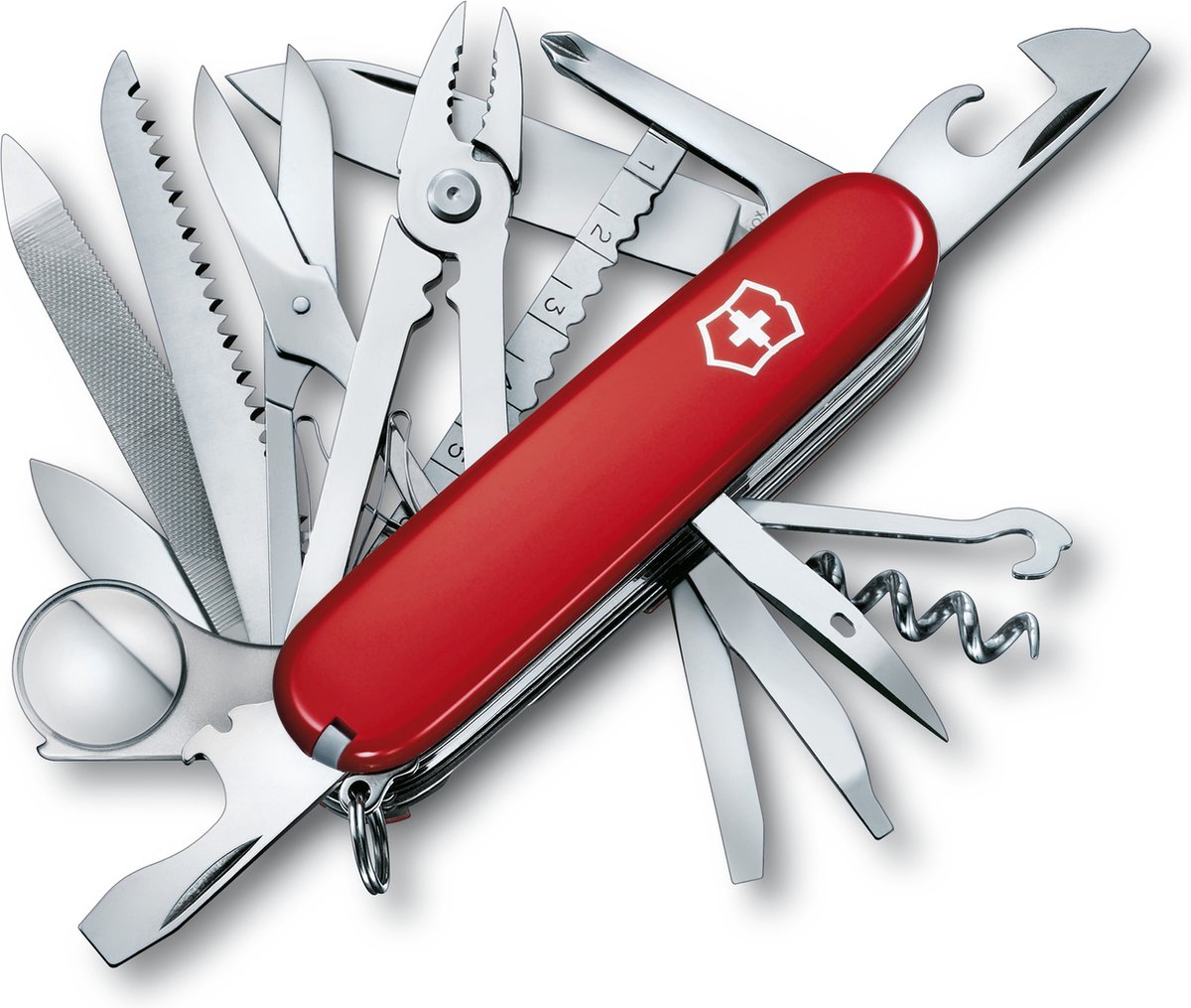 Victorinox Swiss Champ Zwitsers Zakmes - 33 Functies - 91mm - Rood