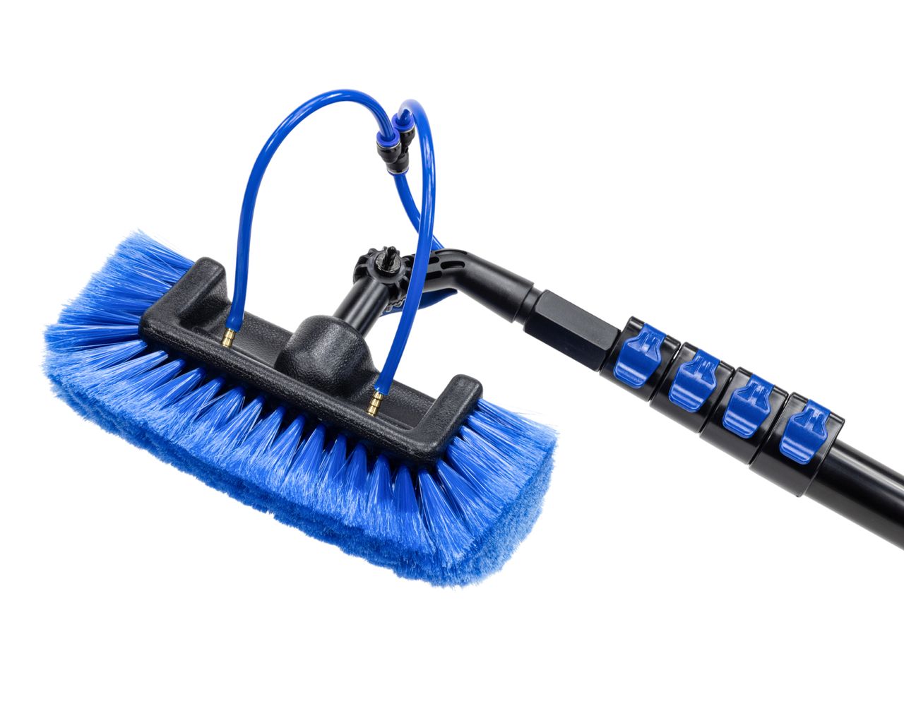 D&L Vijfzijdige Was Borstel Waterdoorlatend - 28cm - Blauw