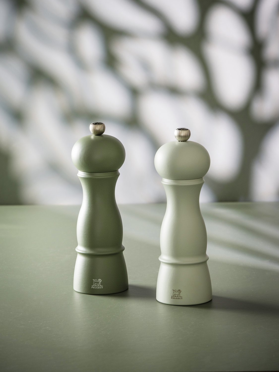 Peugeot Amboise Set met Peper- en Zoutmolen - Varengroen & Saliegroen - 18cm