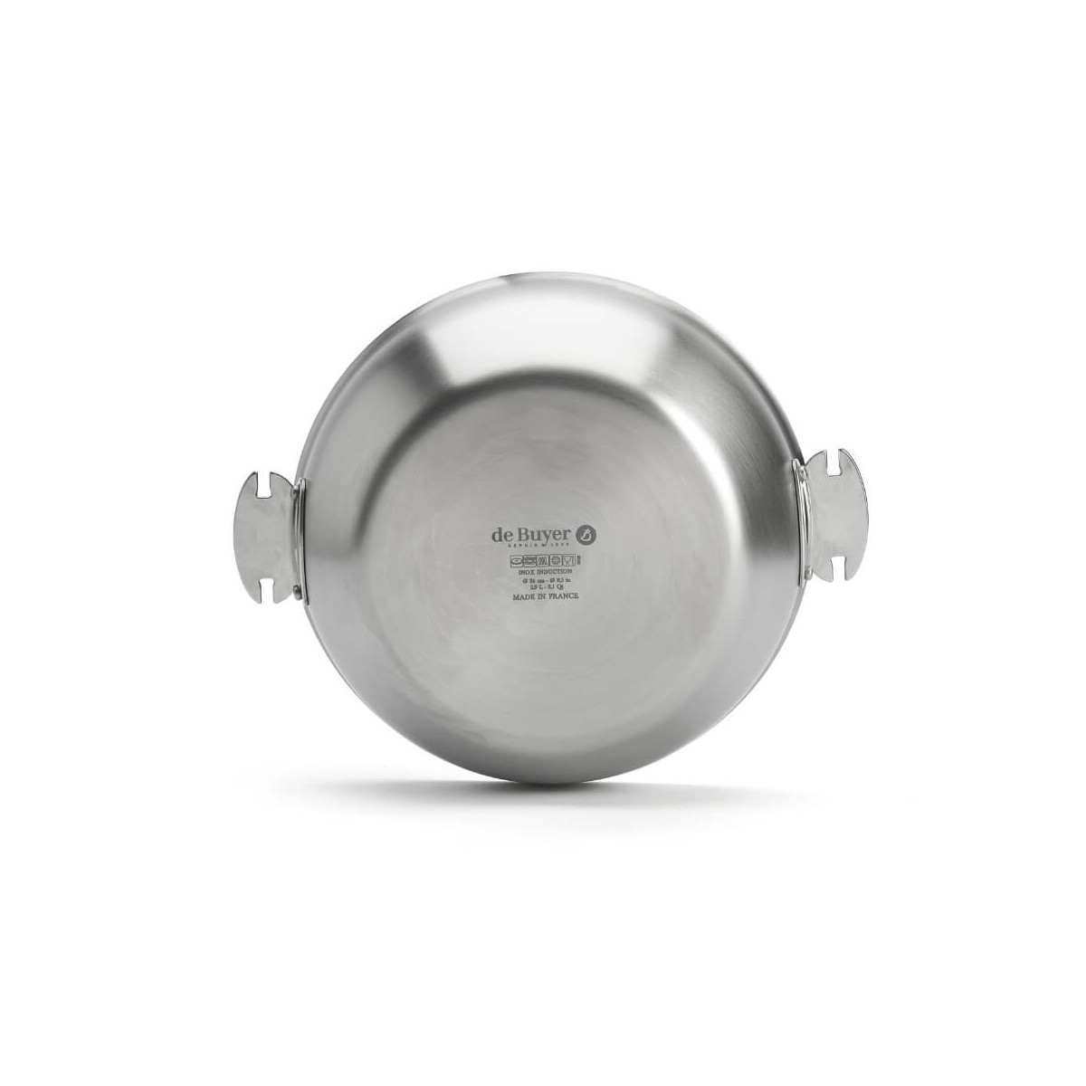De Buyer Alchimy LOQY Sauteuse – Stainless steel – Removable handles – Ø 24cm