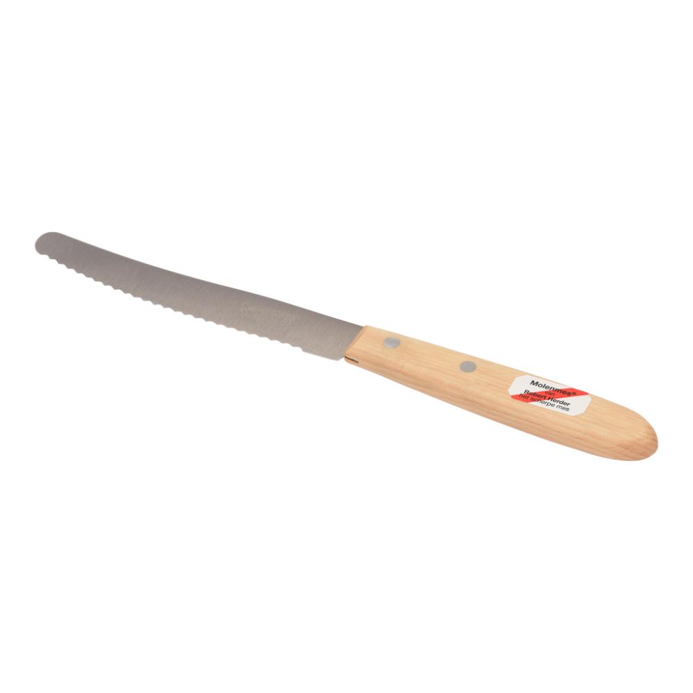 Robert Herder Tafelmes Breed - Beukenhout - Roestvrij