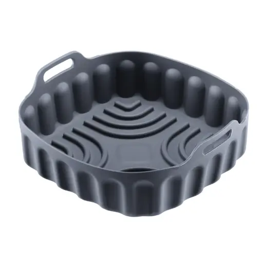 Westmark Siliconen Bakvorm voor Airfryer - 18,5 x 18,5 x 5cm - Herbruikbaar en Duurzaam