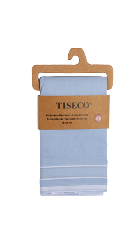 Tiseco Herenzakdoeken Alto 3 - 40x40cm - 6 Stuks - 100% Katoen