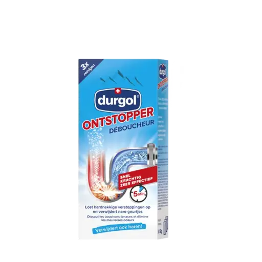 Durgol Ontstopper - Afvoerreiniger - 3 x 50g