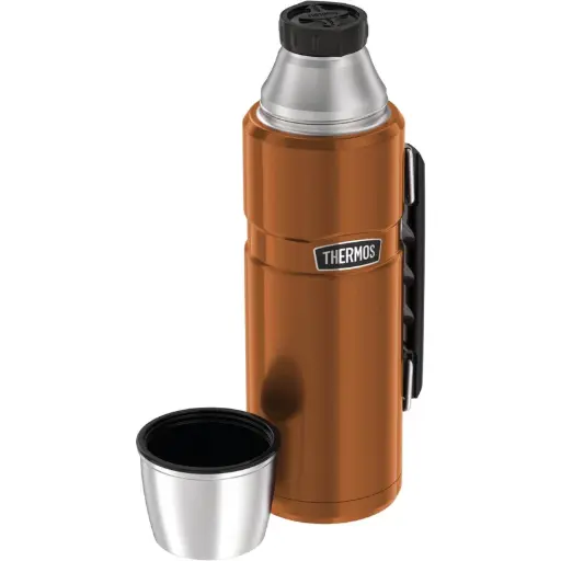 Thermos Stainless King Insulated Bottle – 1.2L – Polished Copper