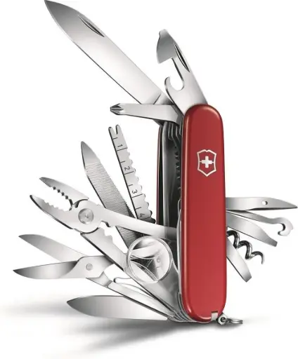 Victorinox Swiss Champ Zwitsers Zakmes - 33 Functies - 91mm - Rood
