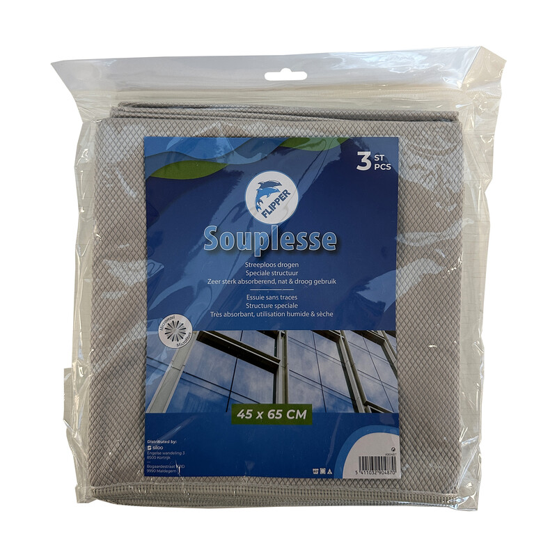 Flipper Souplesse Microvezeldoeken - 45x65 cm - 3 Stuks