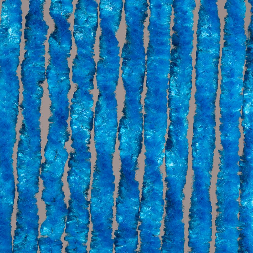 Luxe Kattenstaart Vliegengordijn - Fel Blauw